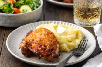 Air Fryer Hen Thighs | Cookies & Cups