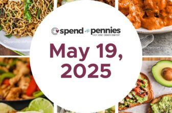 Weekly Meal Plan Could 19, 2025